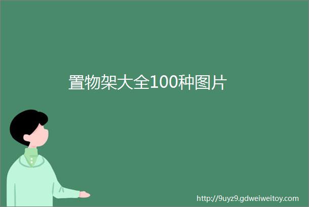 置物架大全100种图片